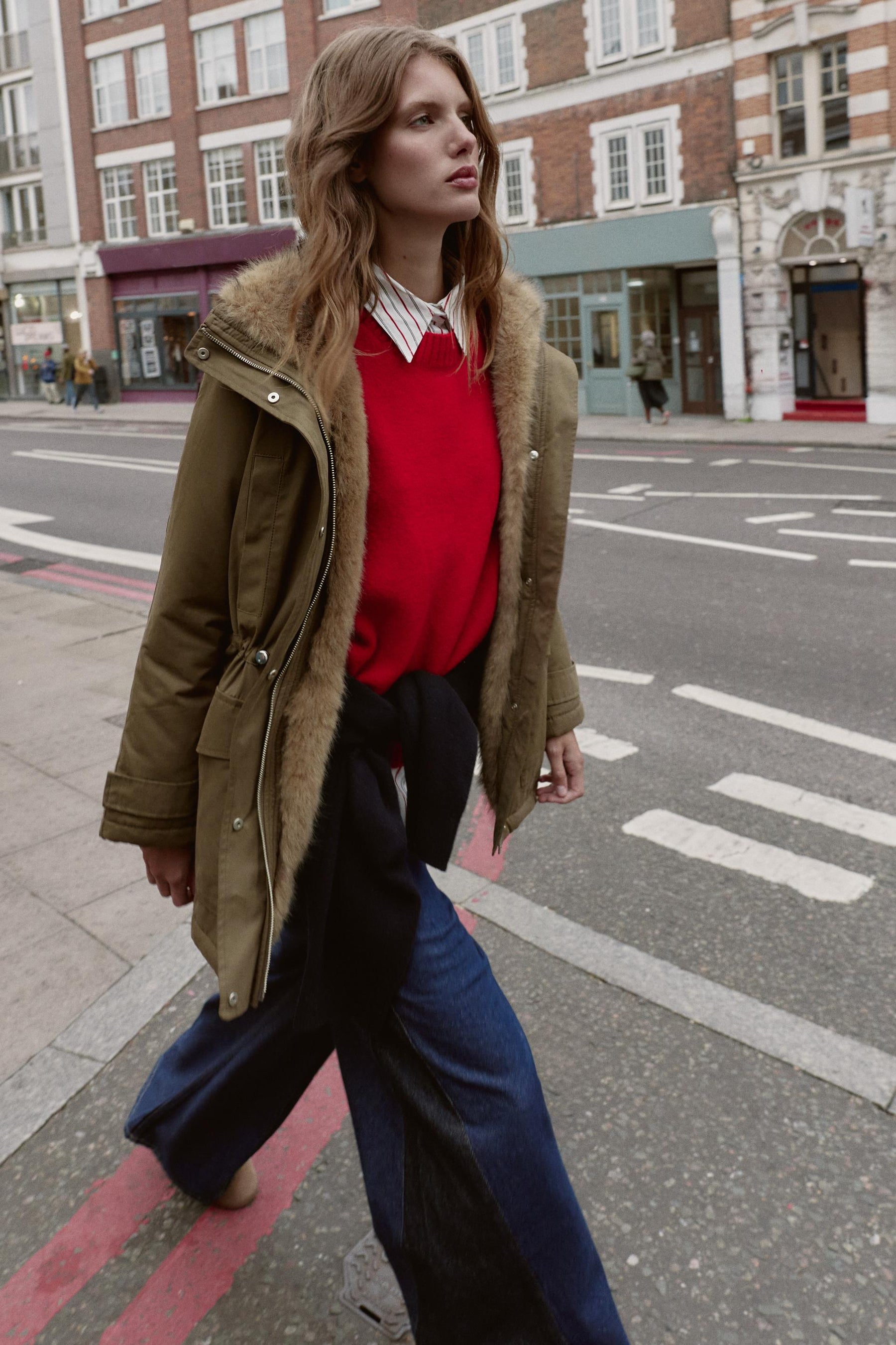 PARKA WITH FAUX FUR LINING - Image 3