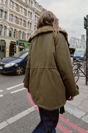 PARKA WITH FAUX FUR LINING - Image 5