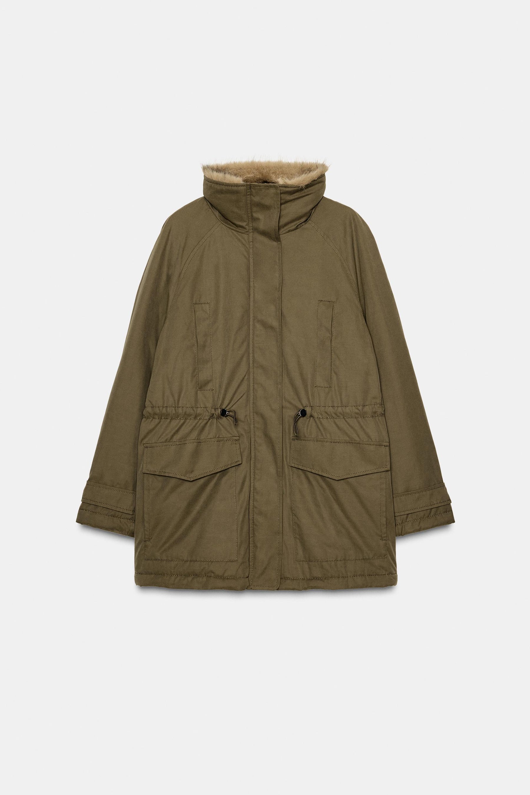 PARKA WITH FAUX FUR LINING - Image 8