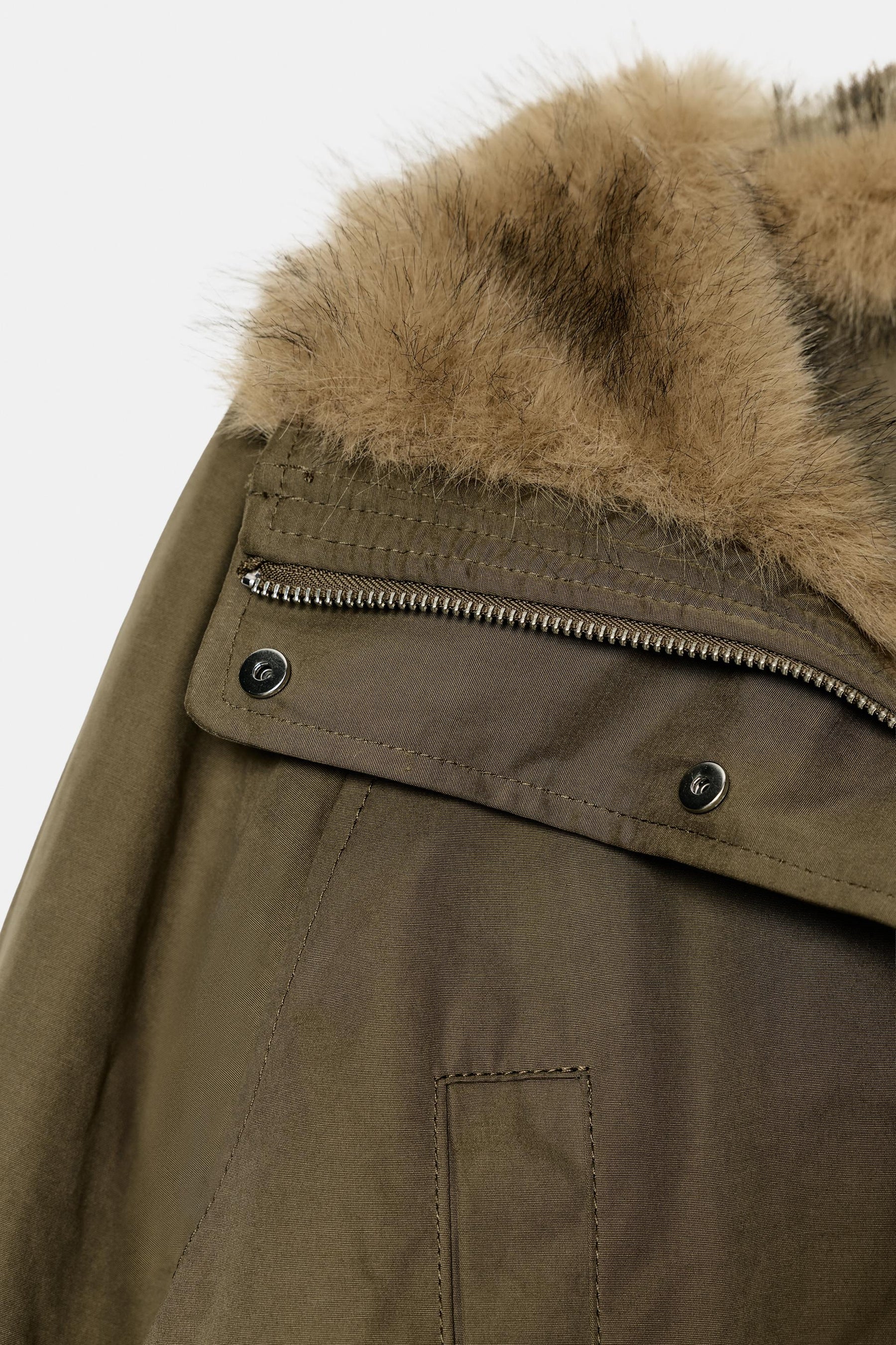 PARKA WITH FAUX FUR LINING - Image 10