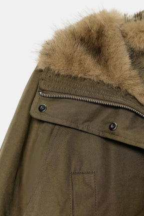 PARKA WITH FAUX FUR LINING - Image 10