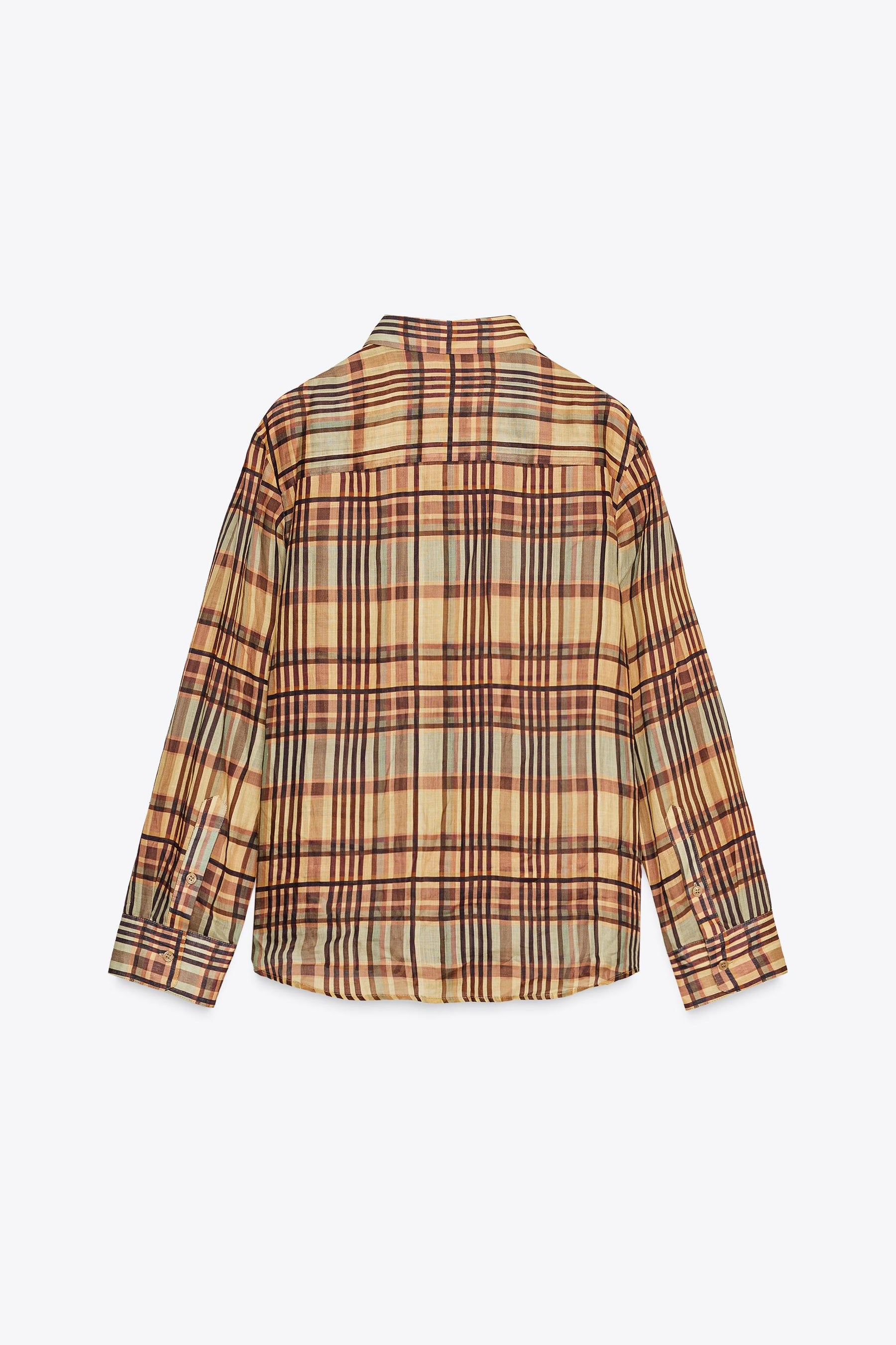 Ramie Check Shirt