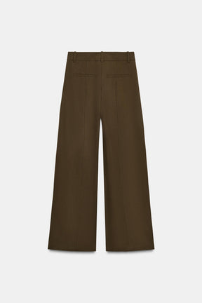 High-waist trousers