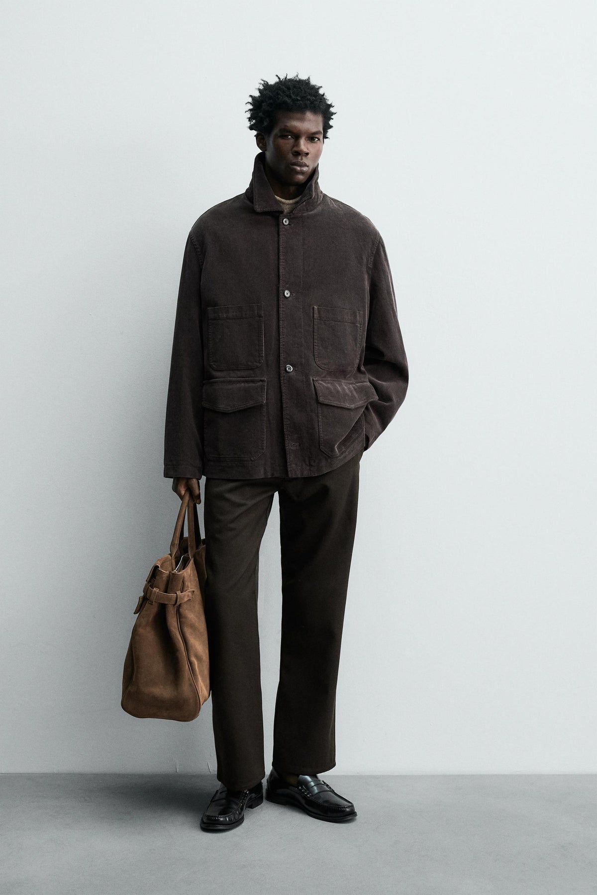 CORDUROY JACKET WITH POCKETS - Image 1