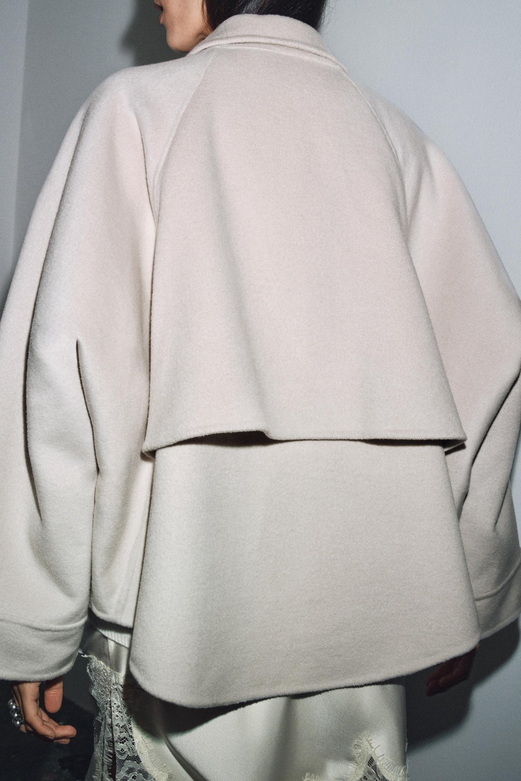 WOOL JACKET WITH ZIP ZW COLLECTION - Image 6