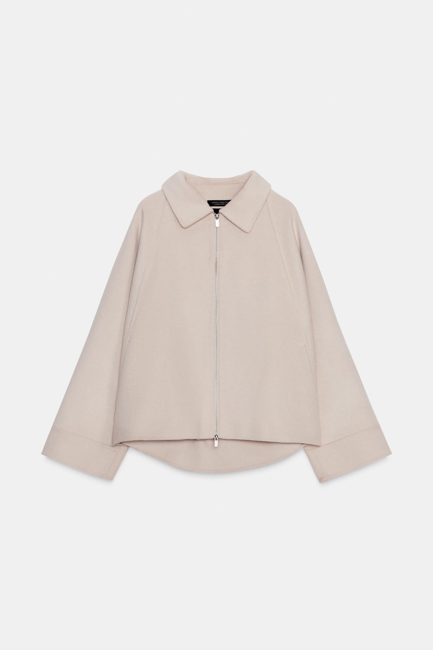 Wool Jacket with Zip