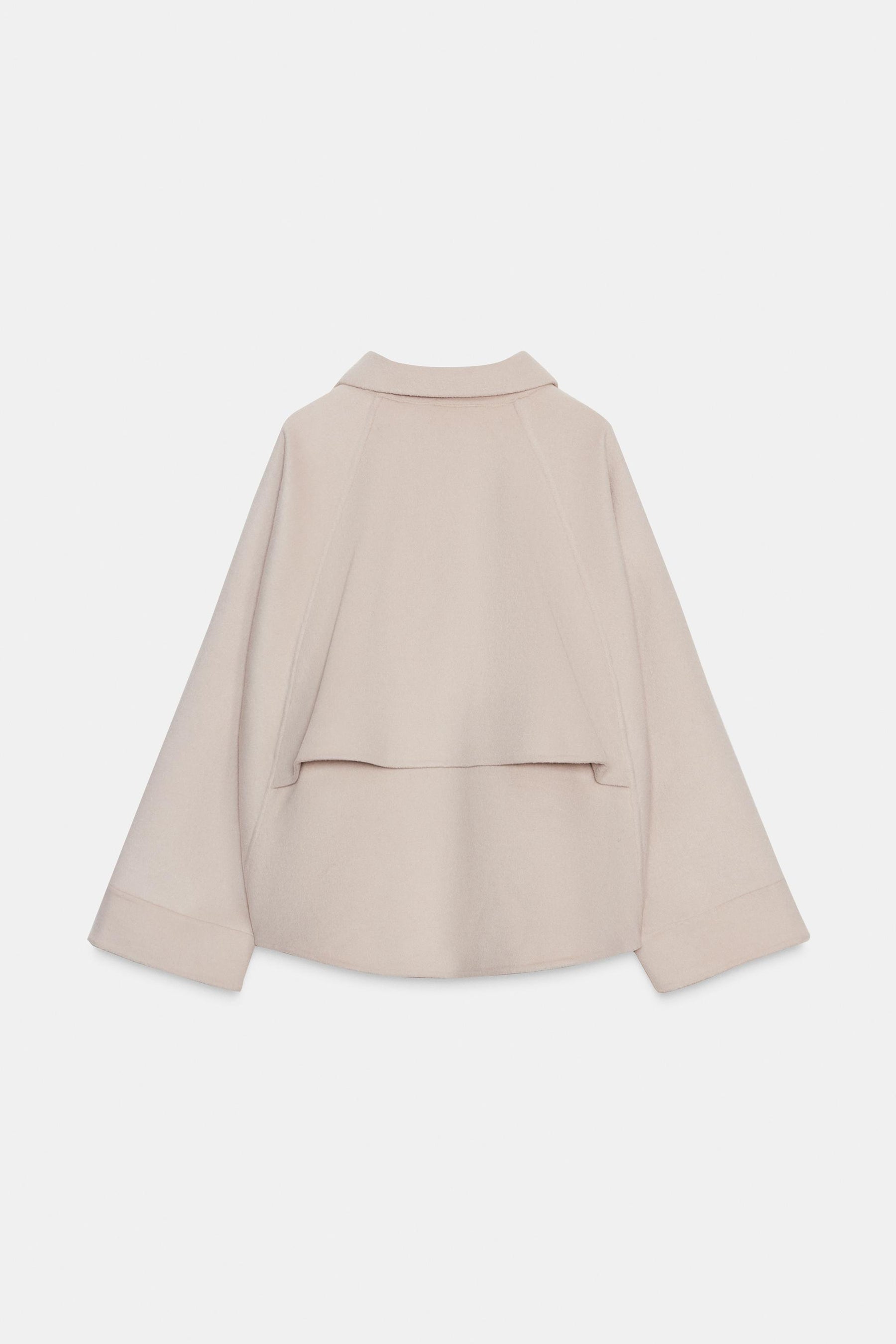 WOOL JACKET WITH ZIP ZW COLLECTION - Image 10