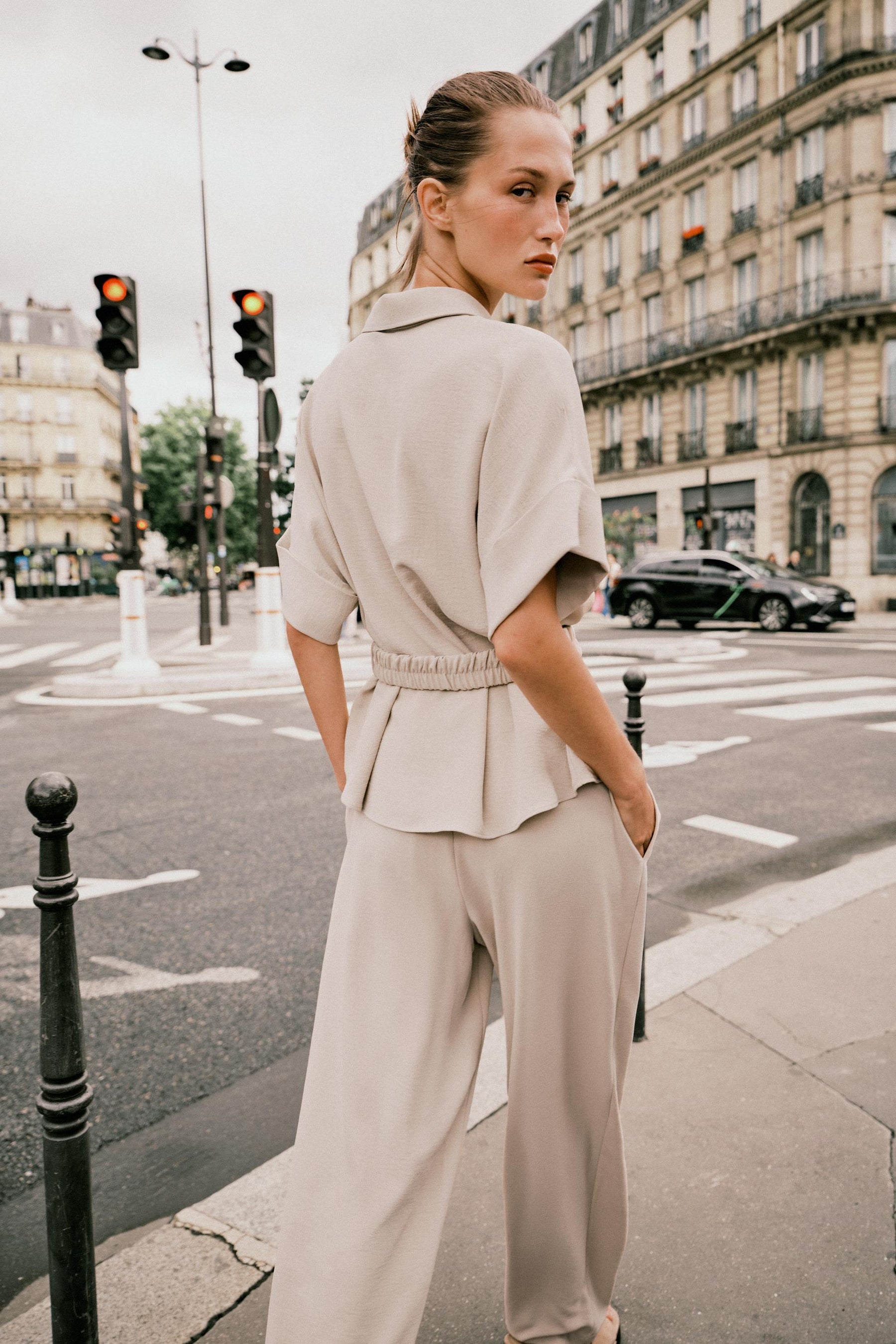 Safari Shirt with Belt