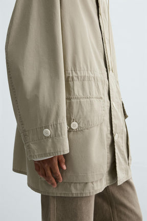 LIGHTWEIGHT SHORT COTTON PARKA - Image 6