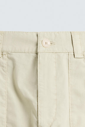 WASHED COTTON BERMUDA SHORTS - Image 9