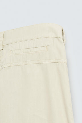WASHED COTTON BERMUDA SHORTS - Image 10