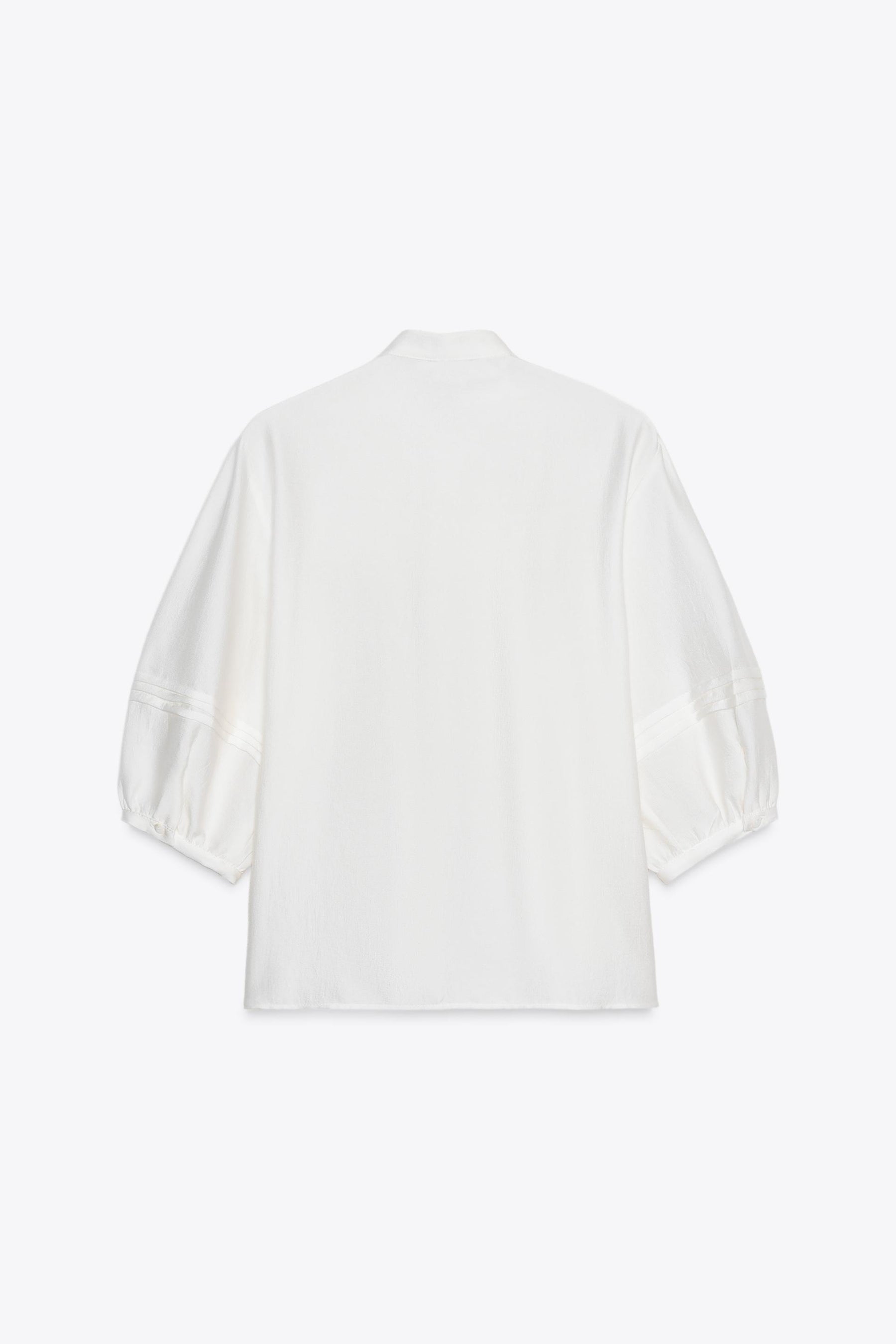 CREPE PINTUCK BLOUSE