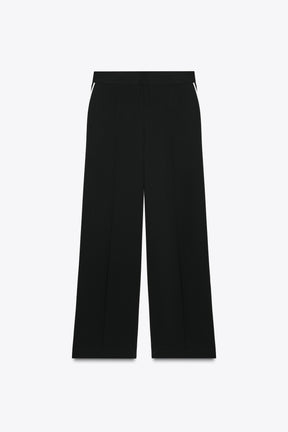 CONTRAST TRIM TROUSERS
