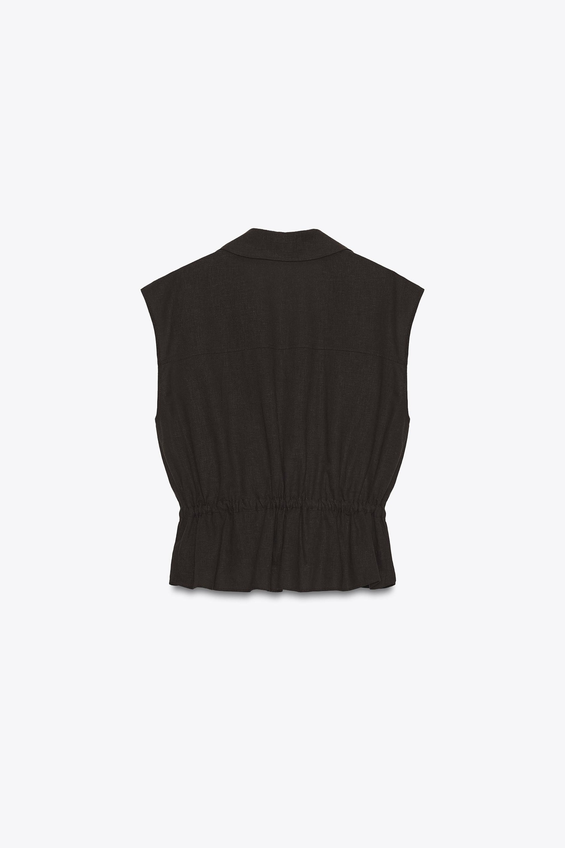 SAFARI LINEN BLEND TOP - Image 7