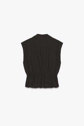 SAFARI LINEN BLEND TOP - Image 7