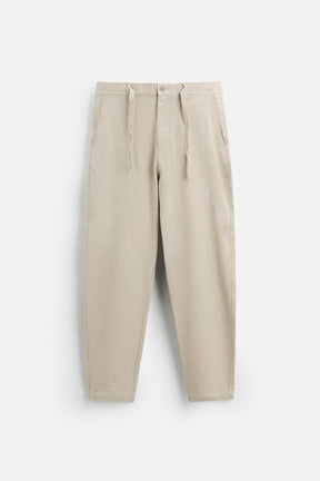 COTTON/LINEN TROUSERS - Image 5