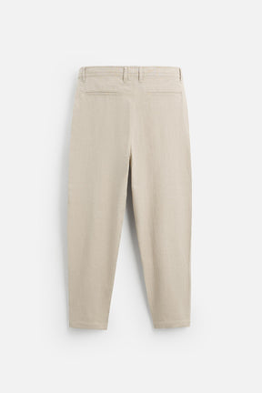 COTTON/LINEN TROUSERS - Image 6