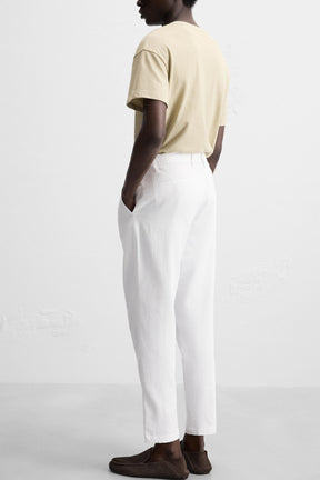 COTTON/LINEN TROUSERS - Image 5