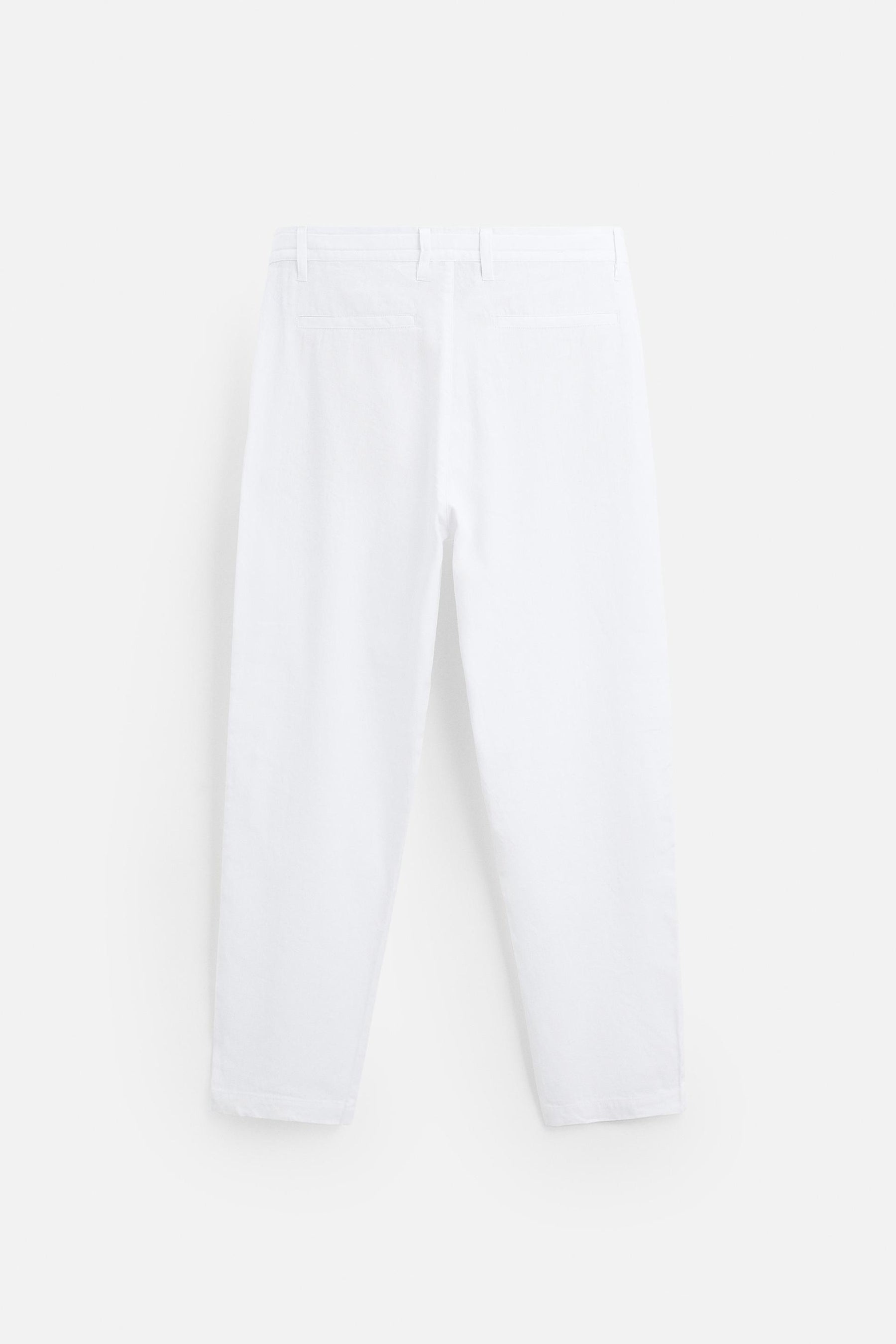 COTTON/LINEN TROUSERS - Image 7
