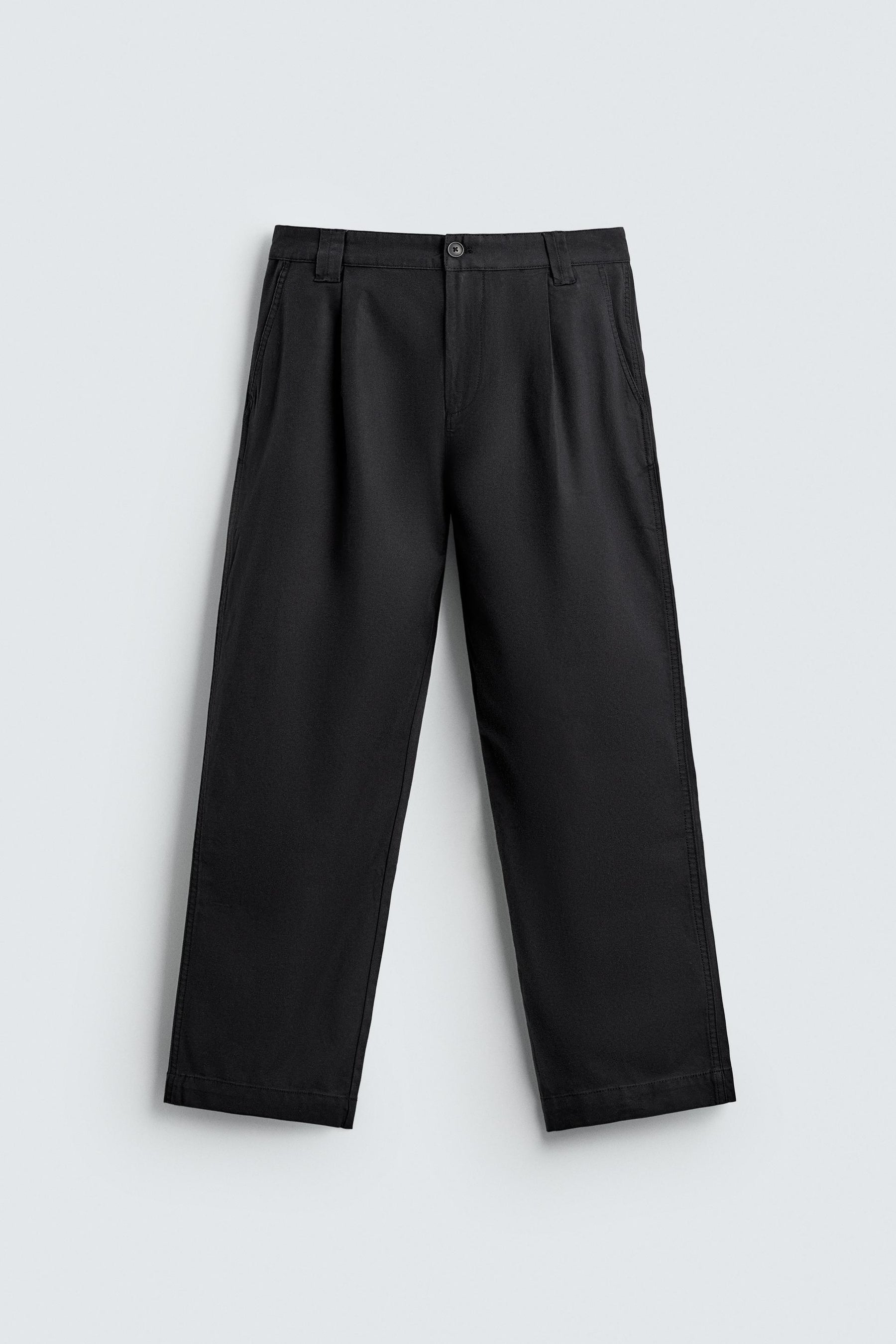 RELAXED FIT PLEATED TROUSERS - Image 5
