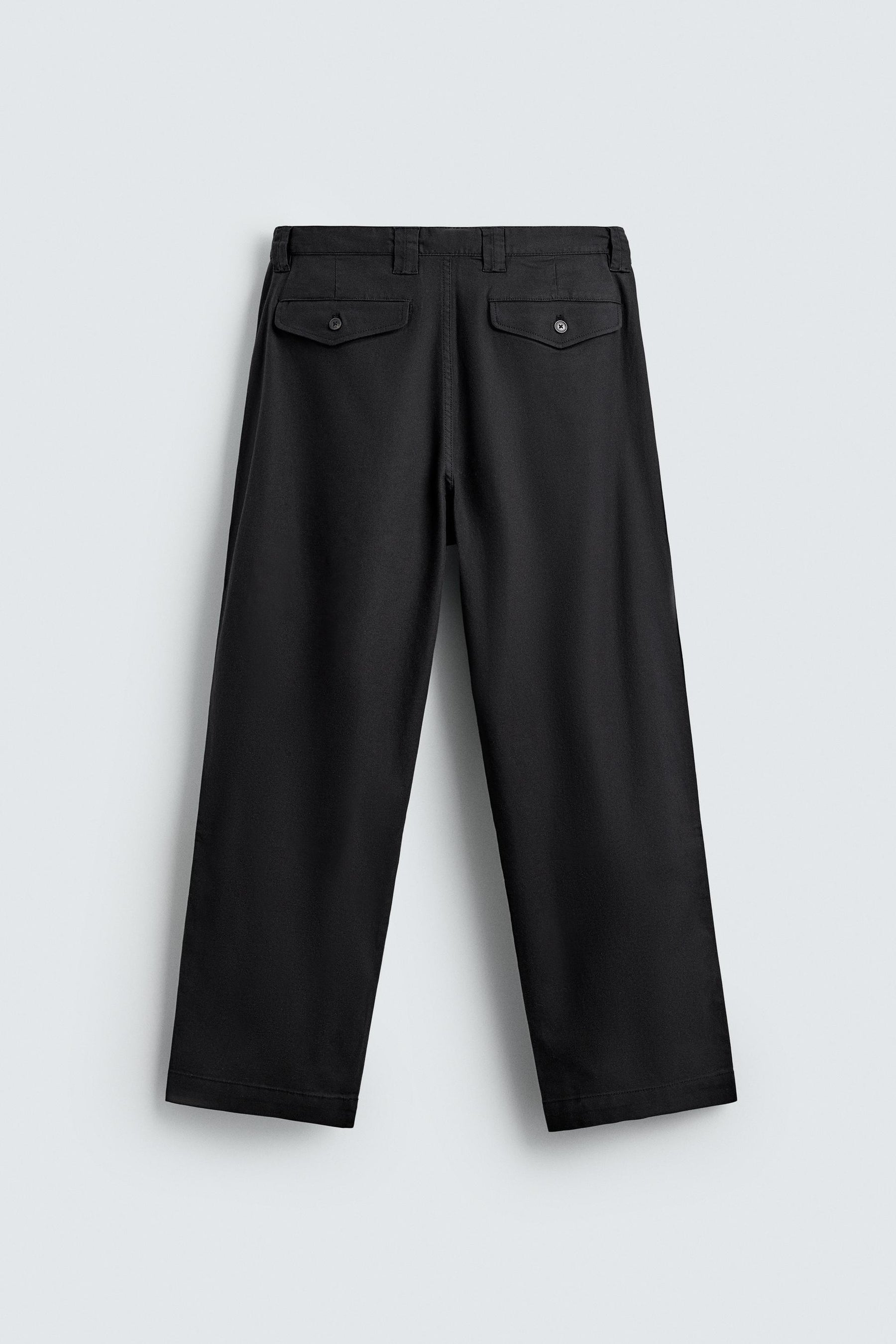 RELAXED FIT PLEATED TROUSERS - Image 6