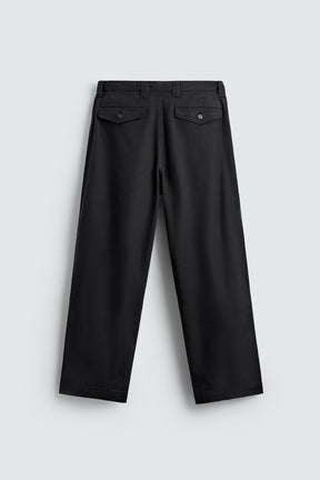 RELAXED FIT PLEATED TROUSERS - Image 6