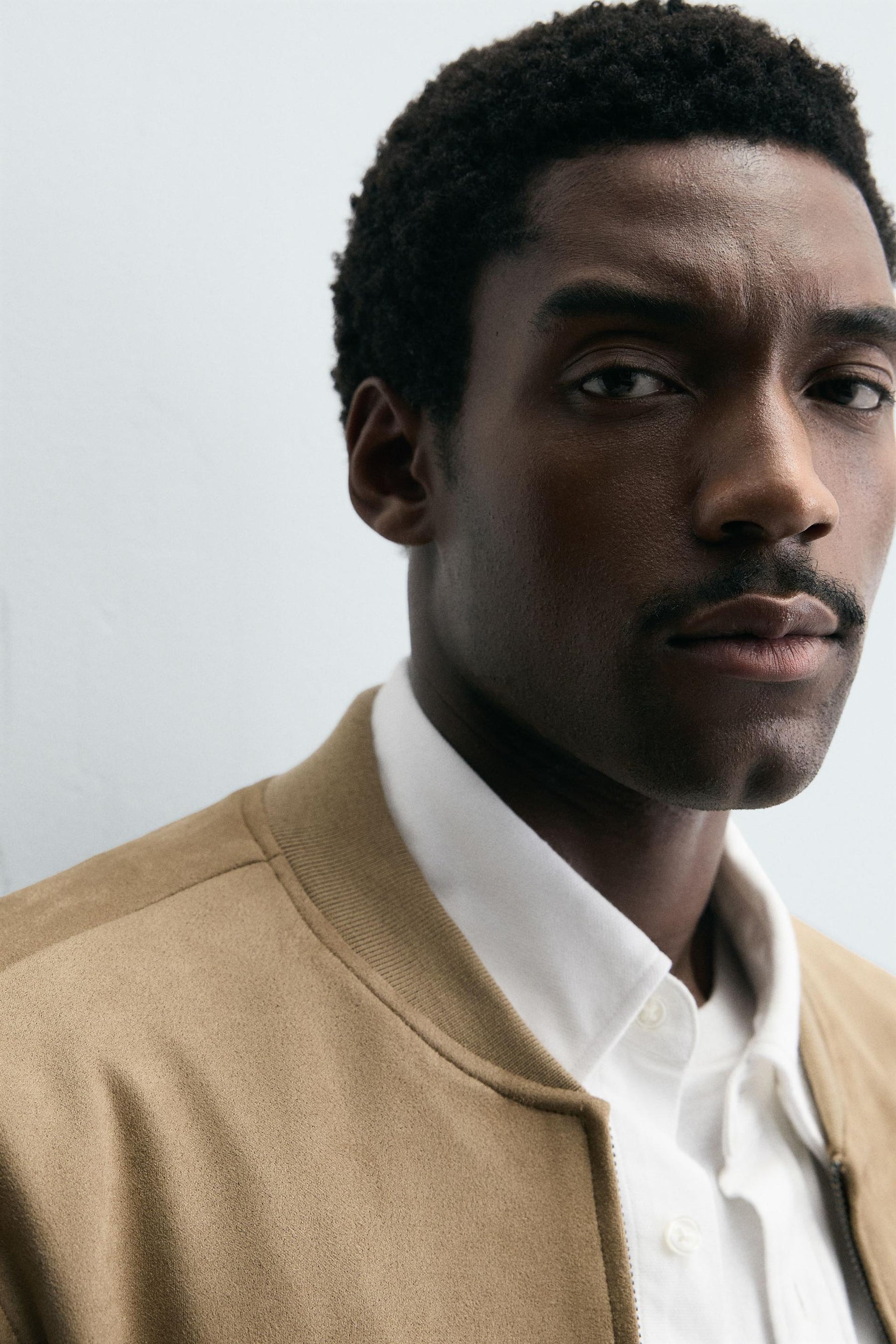 FAUX SUEDE BOMBER JACKET - Image 5