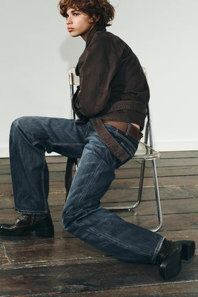 BELTED COTTON JACKET - Image 3