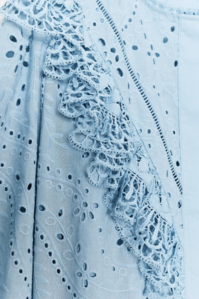 Embroidered Cutwork Shirt