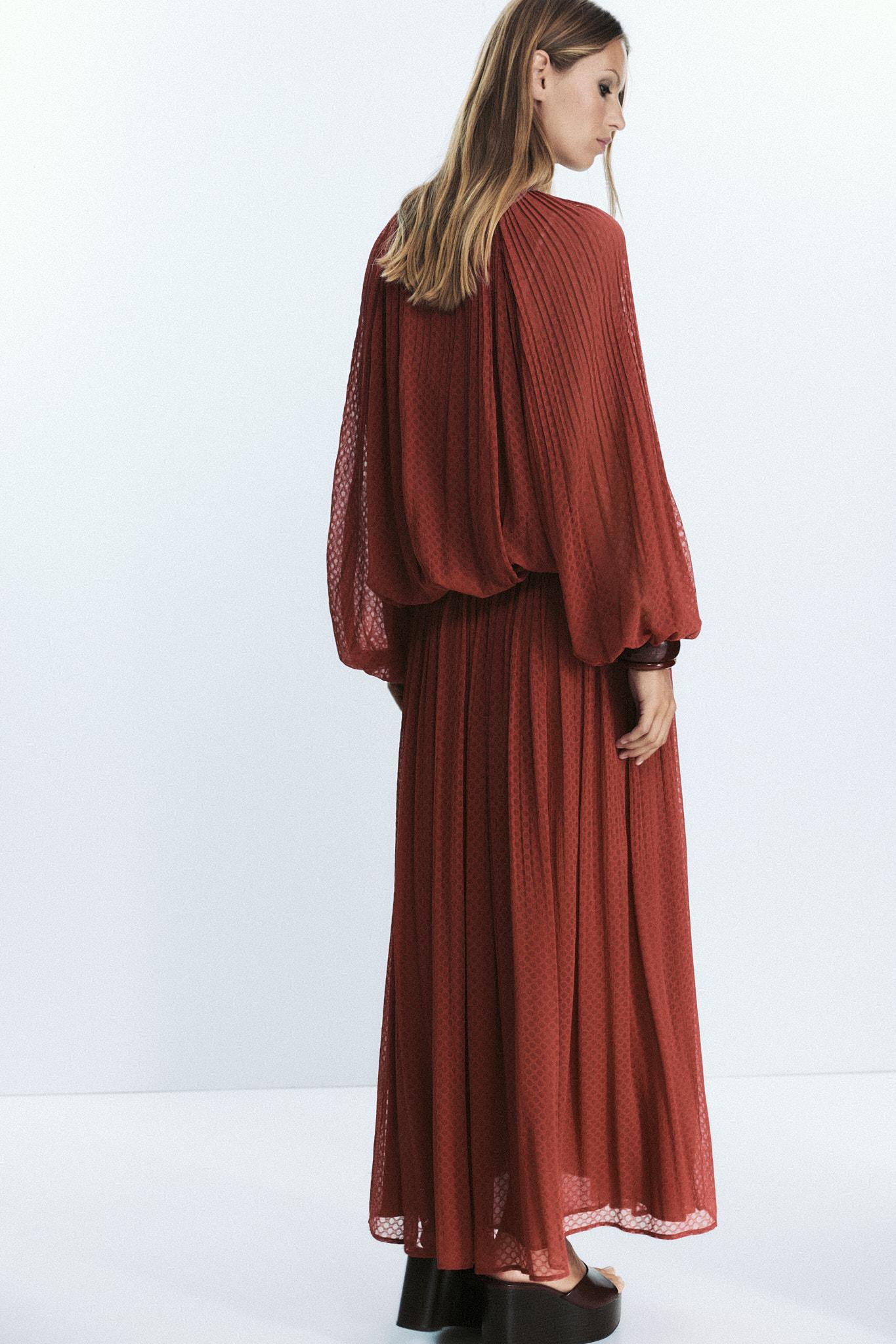 Pleated Tassel Blouse