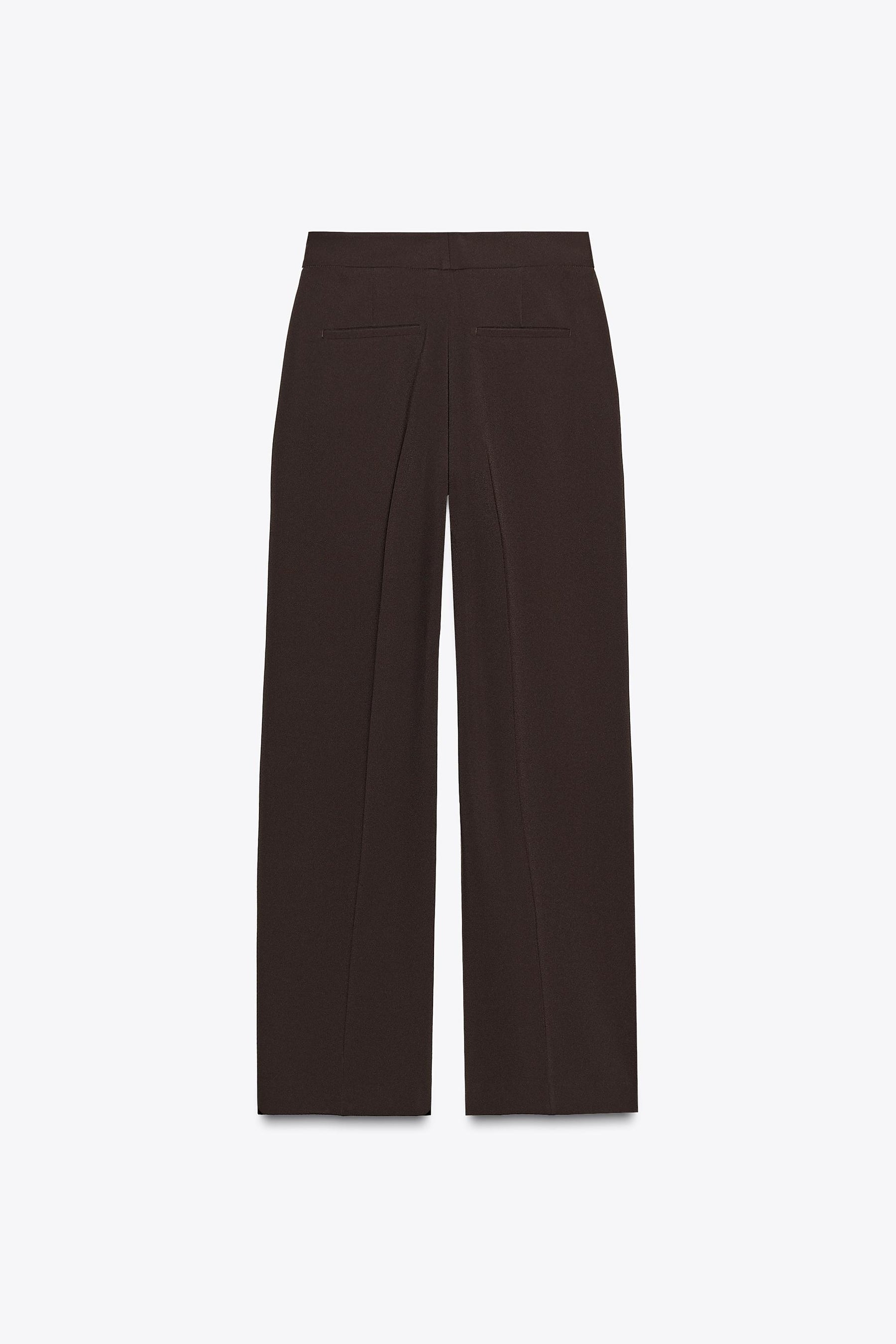 Straight-leg trousers with stripe