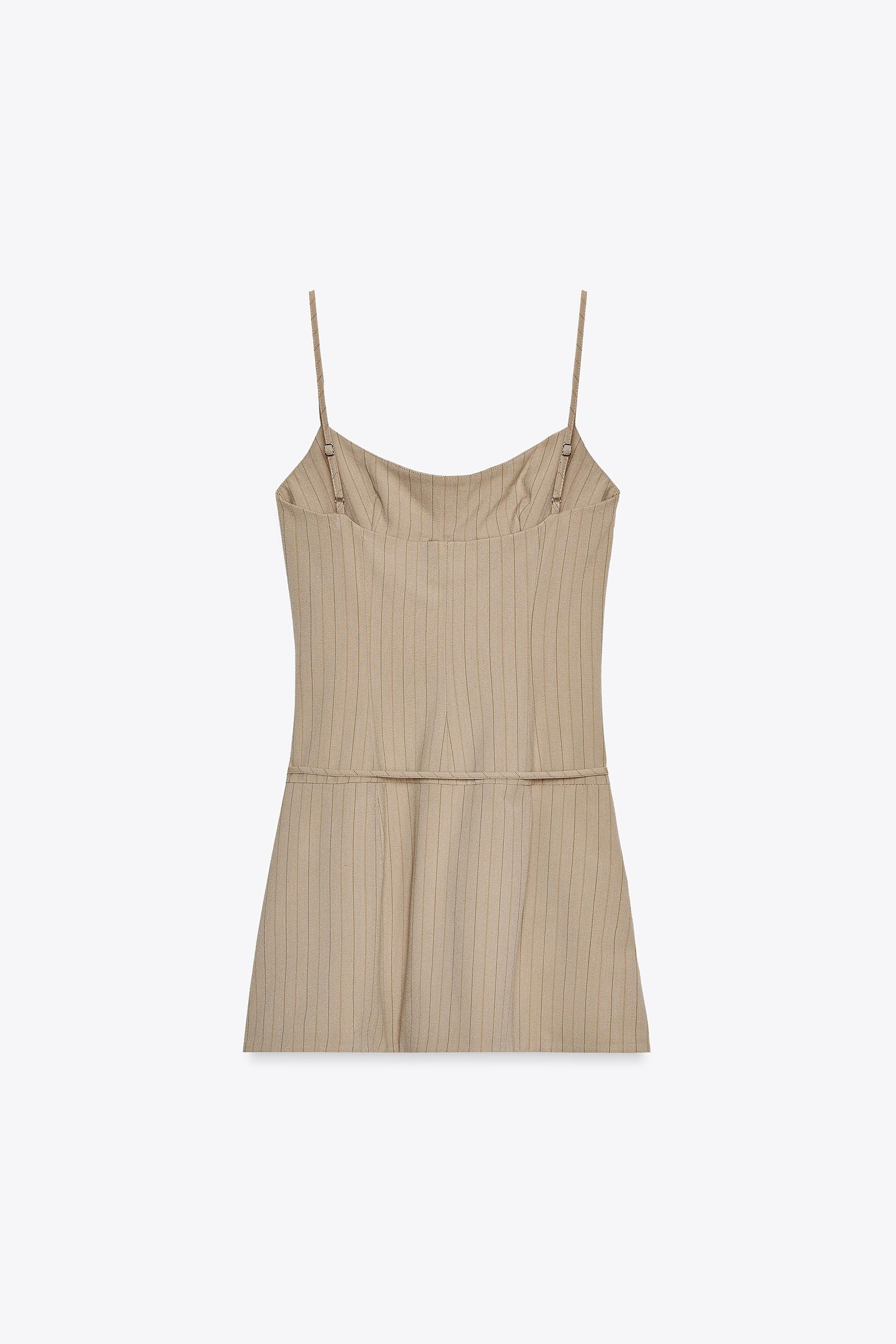 STRIPED PLAYSUIT WITH BELT - Image 7