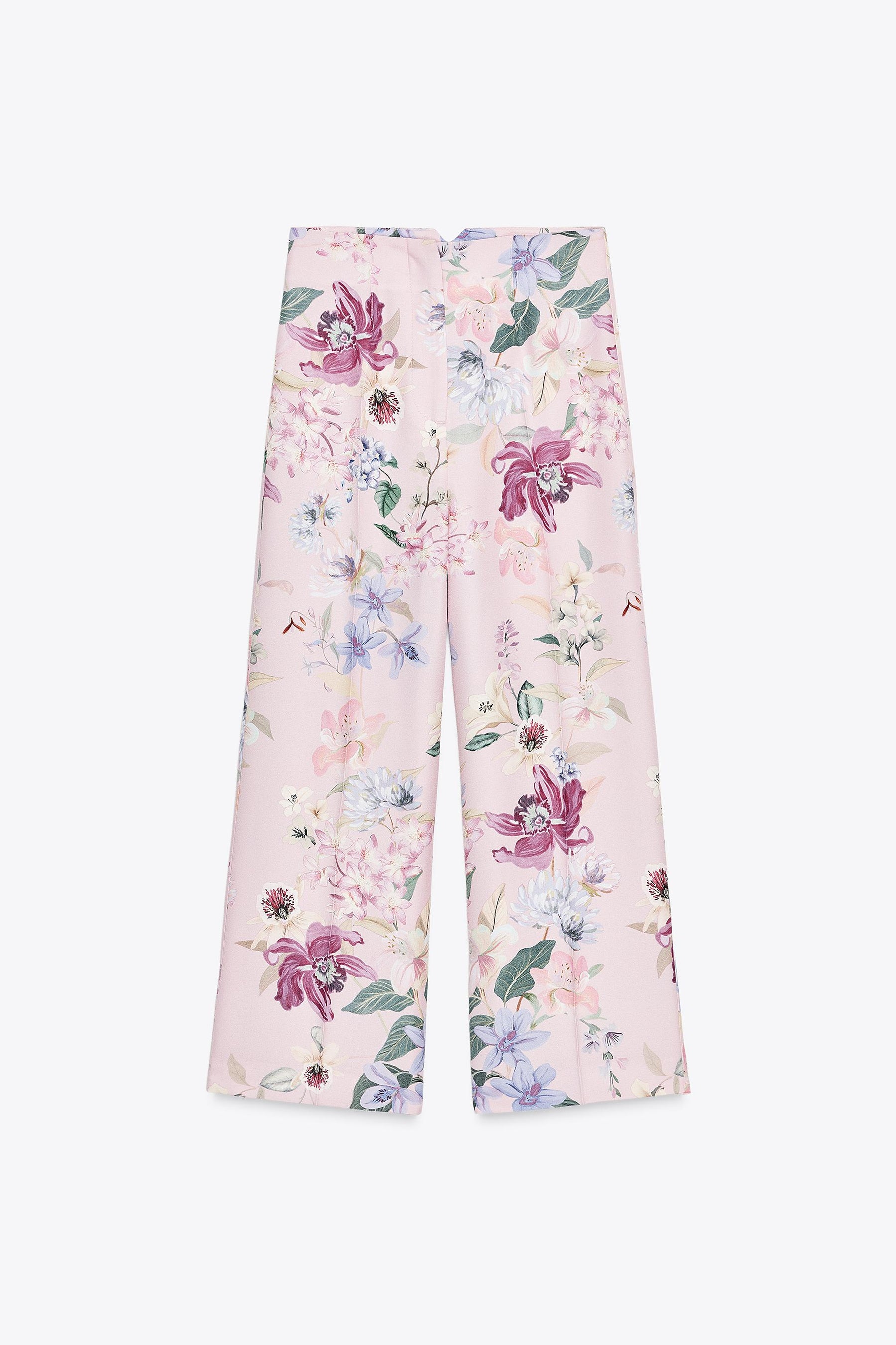 FLORAL PRINT TROUSERS