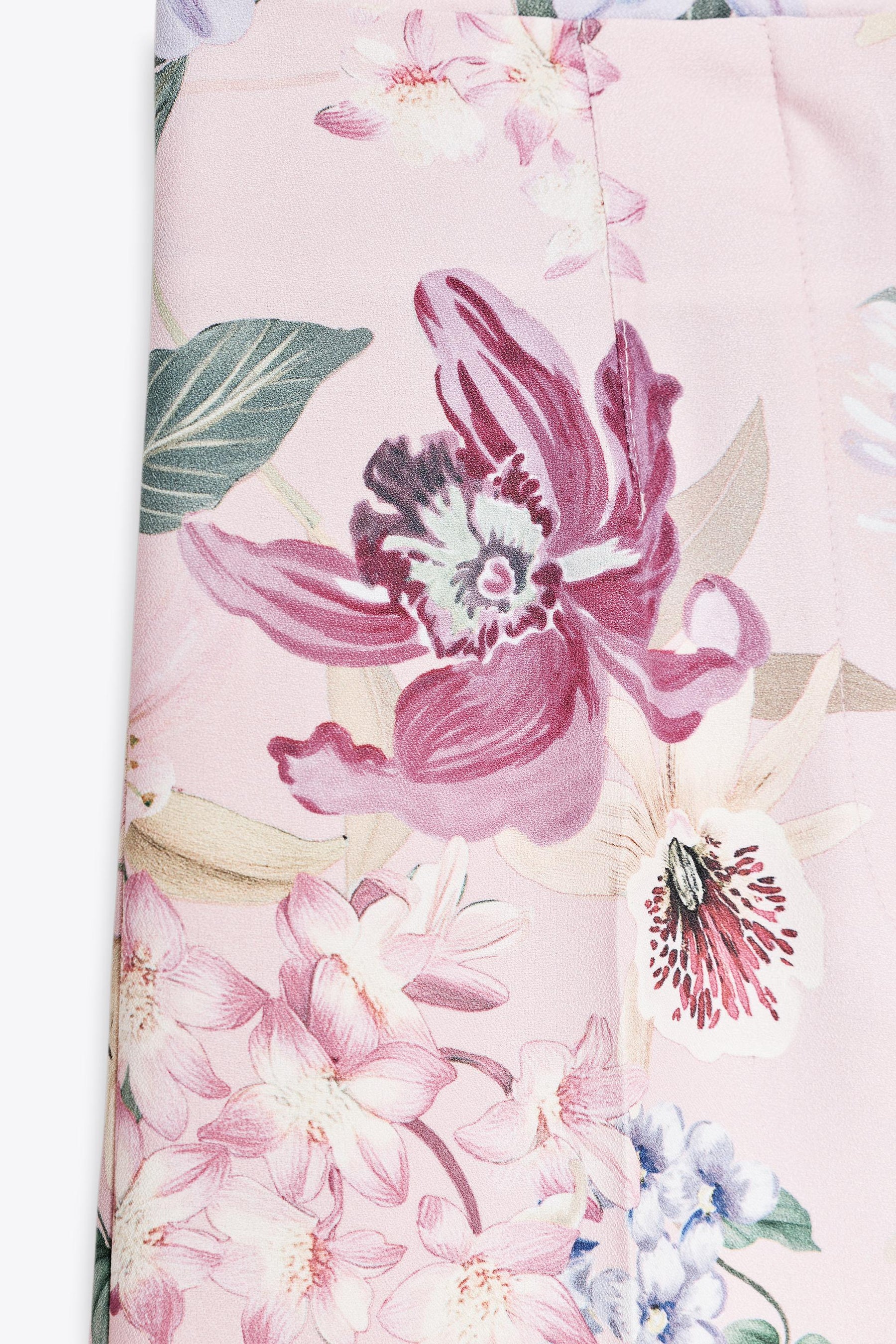 FLORAL PRINT TROUSERS