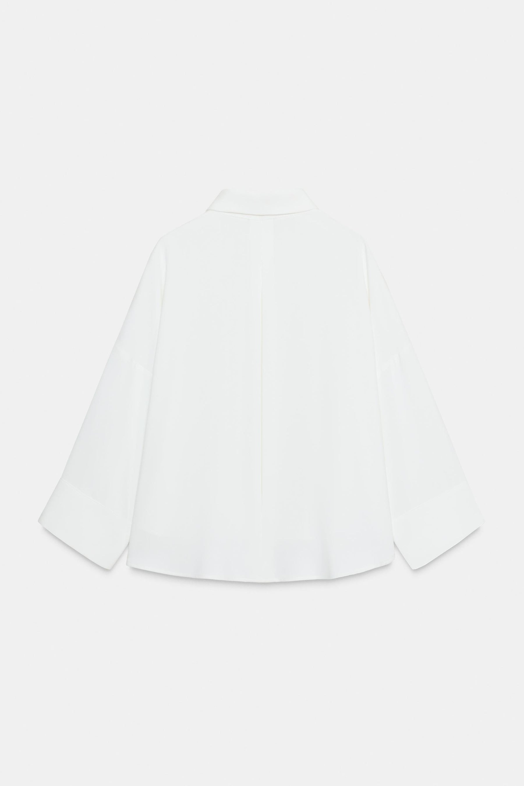 Crepe Shirt with Pintucks