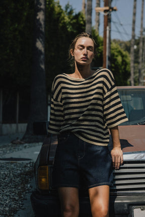 CUT KNIT CAPE JUMPER - Image 1