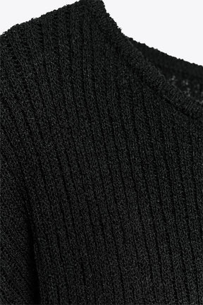 CUT KNIT CAPE JUMPER - Image 5