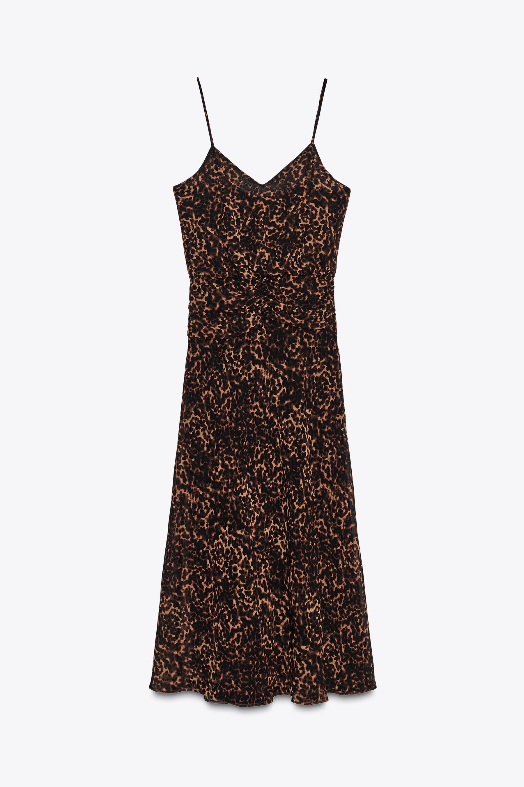 ANIMAL PRINT MIDI DRESS - Image 9