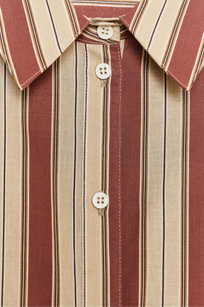STRIPED SHIRT WITH TAB