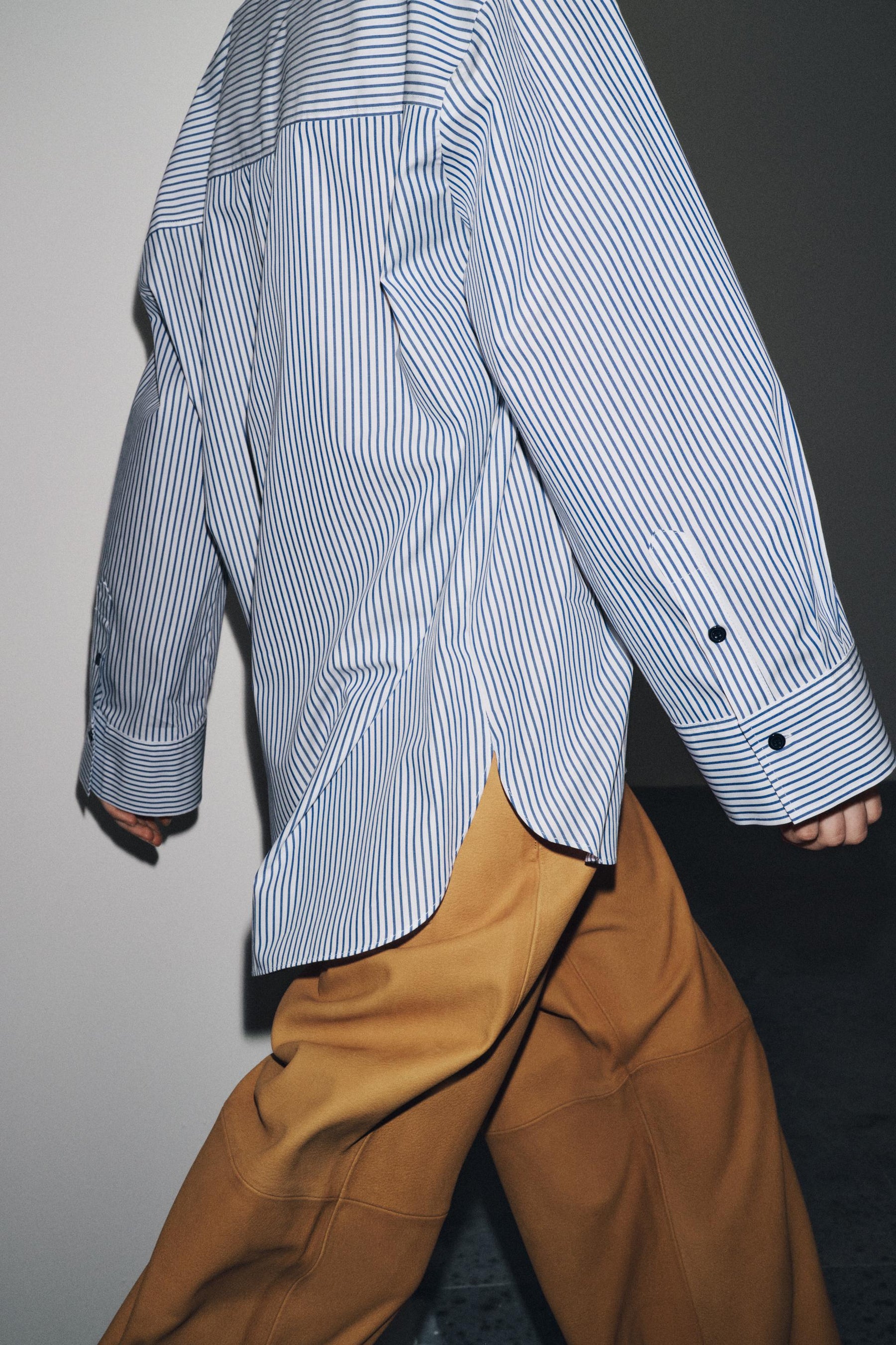 Striped Poplin Shirt