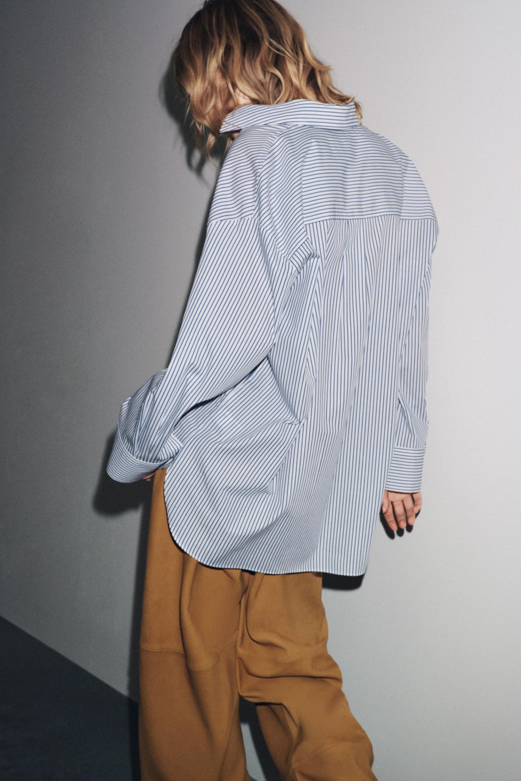 Striped Poplin Shirt