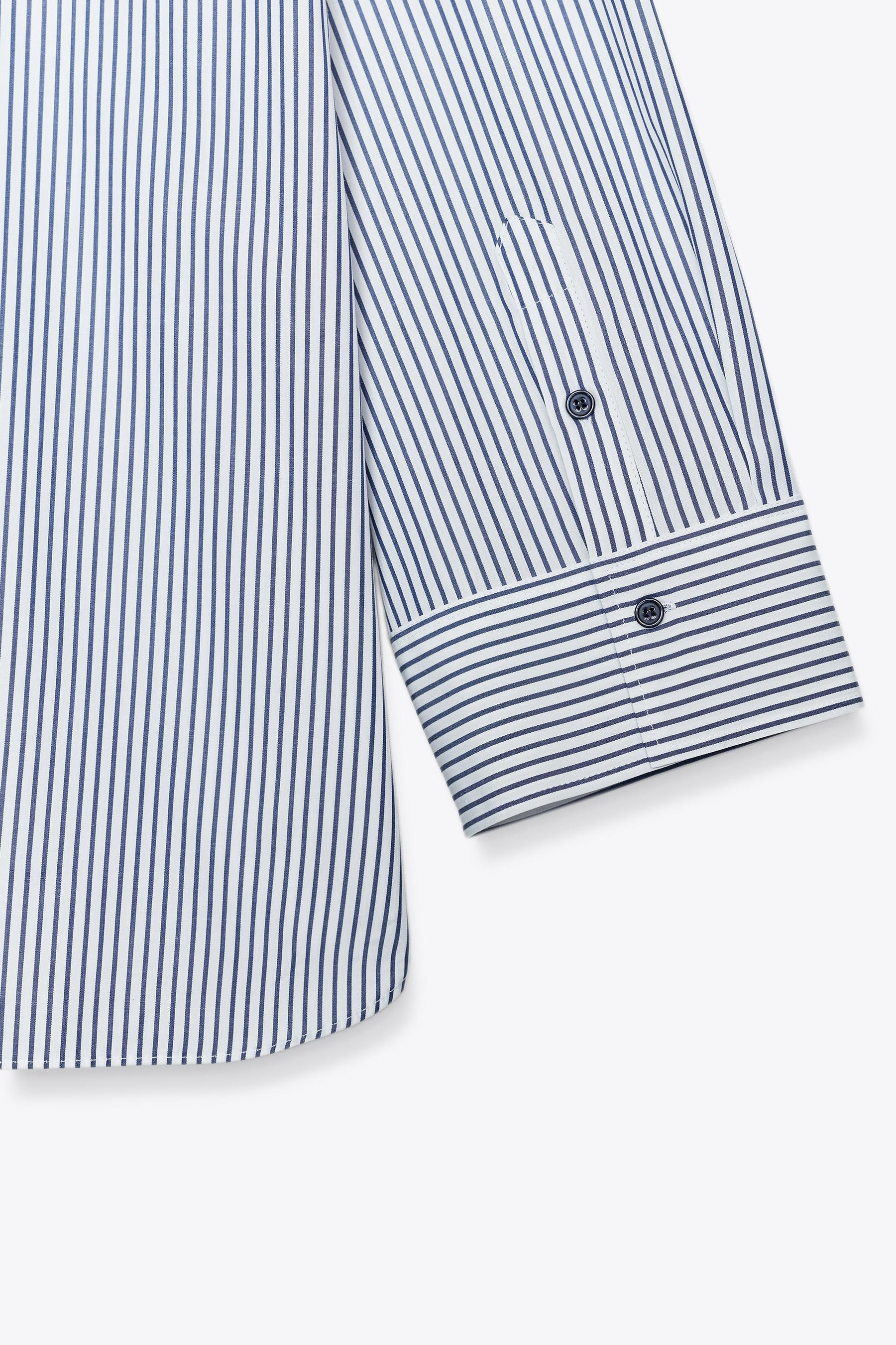 Striped Poplin Shirt