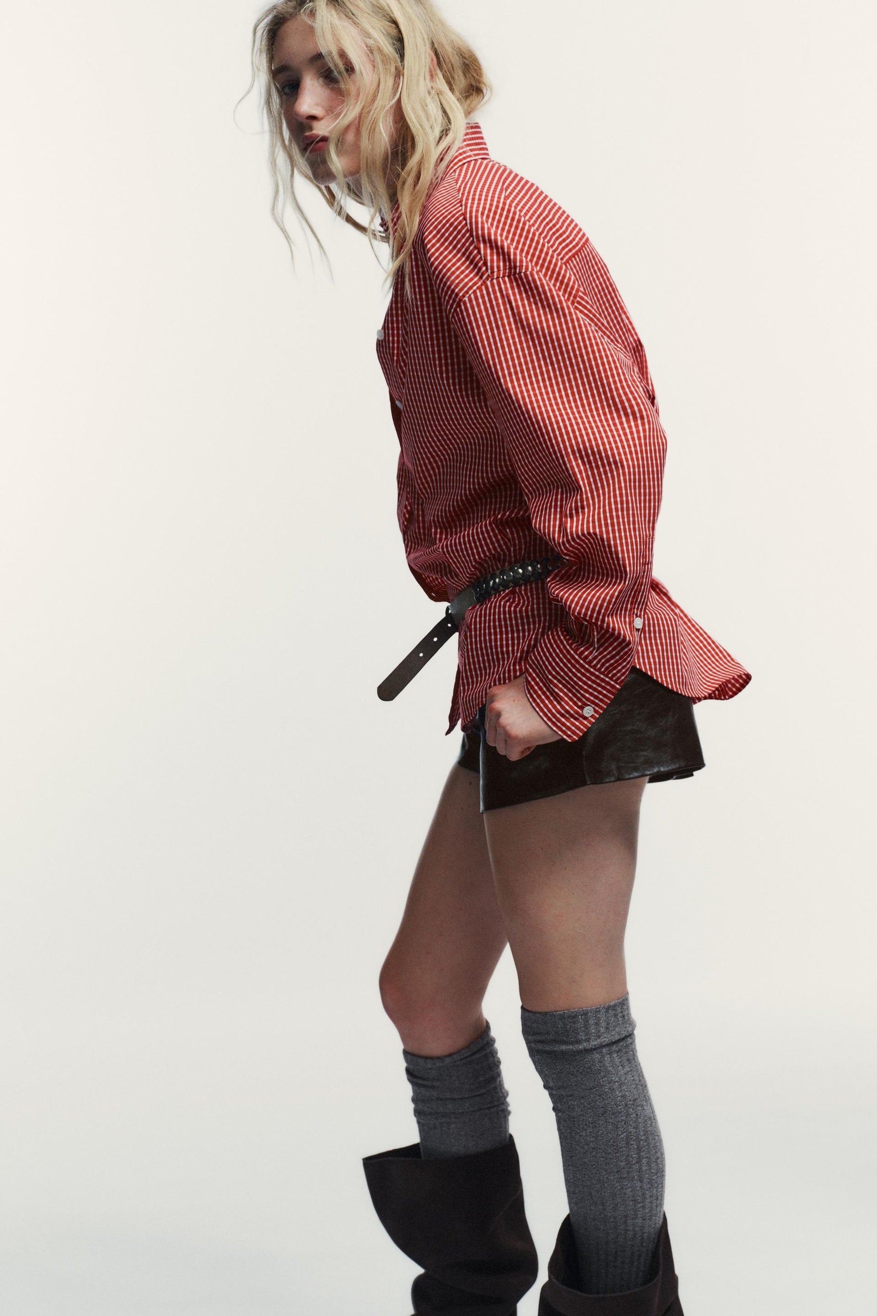 OVERSIZED CHECK SHIRT