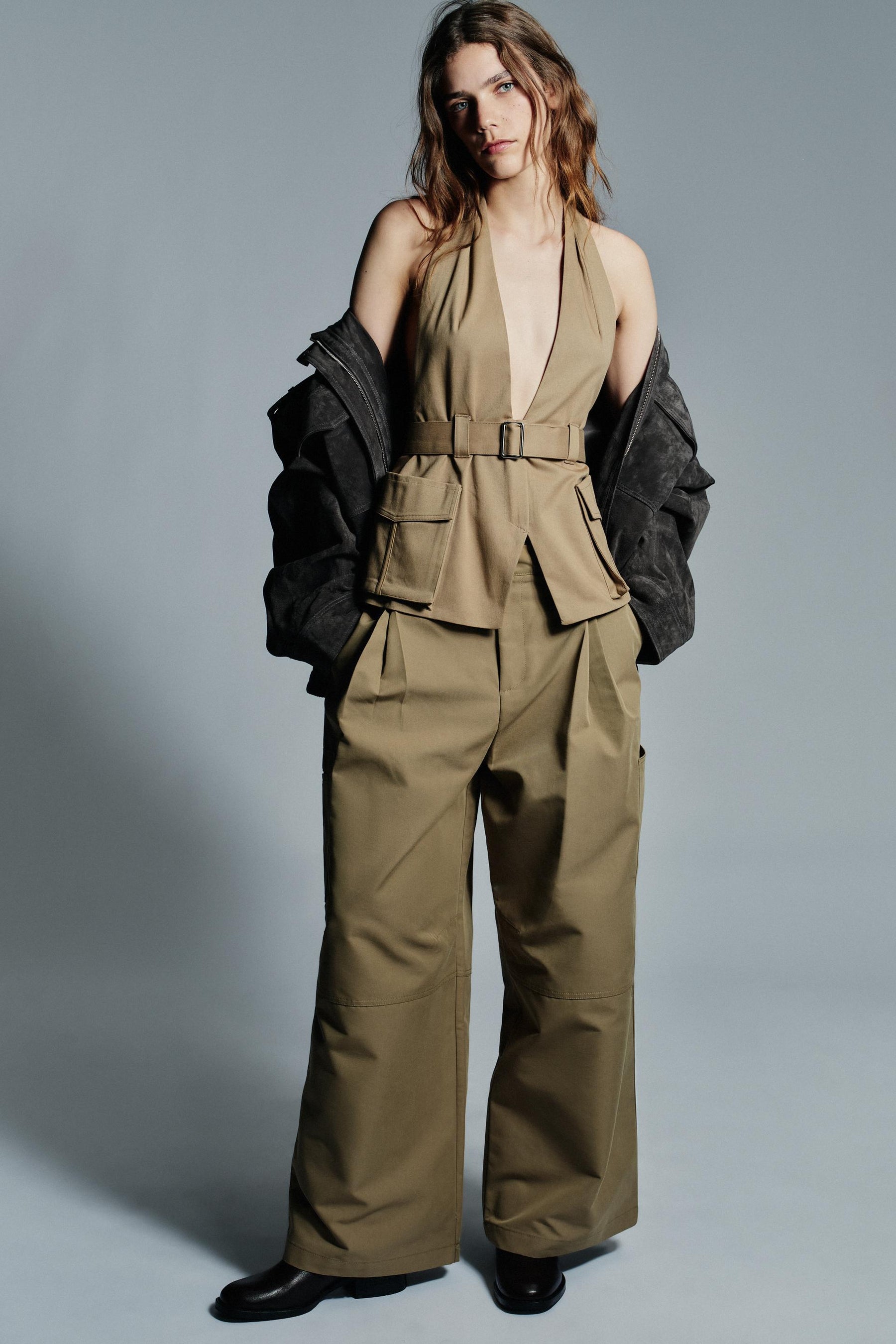 Sleeveless Pocket Top