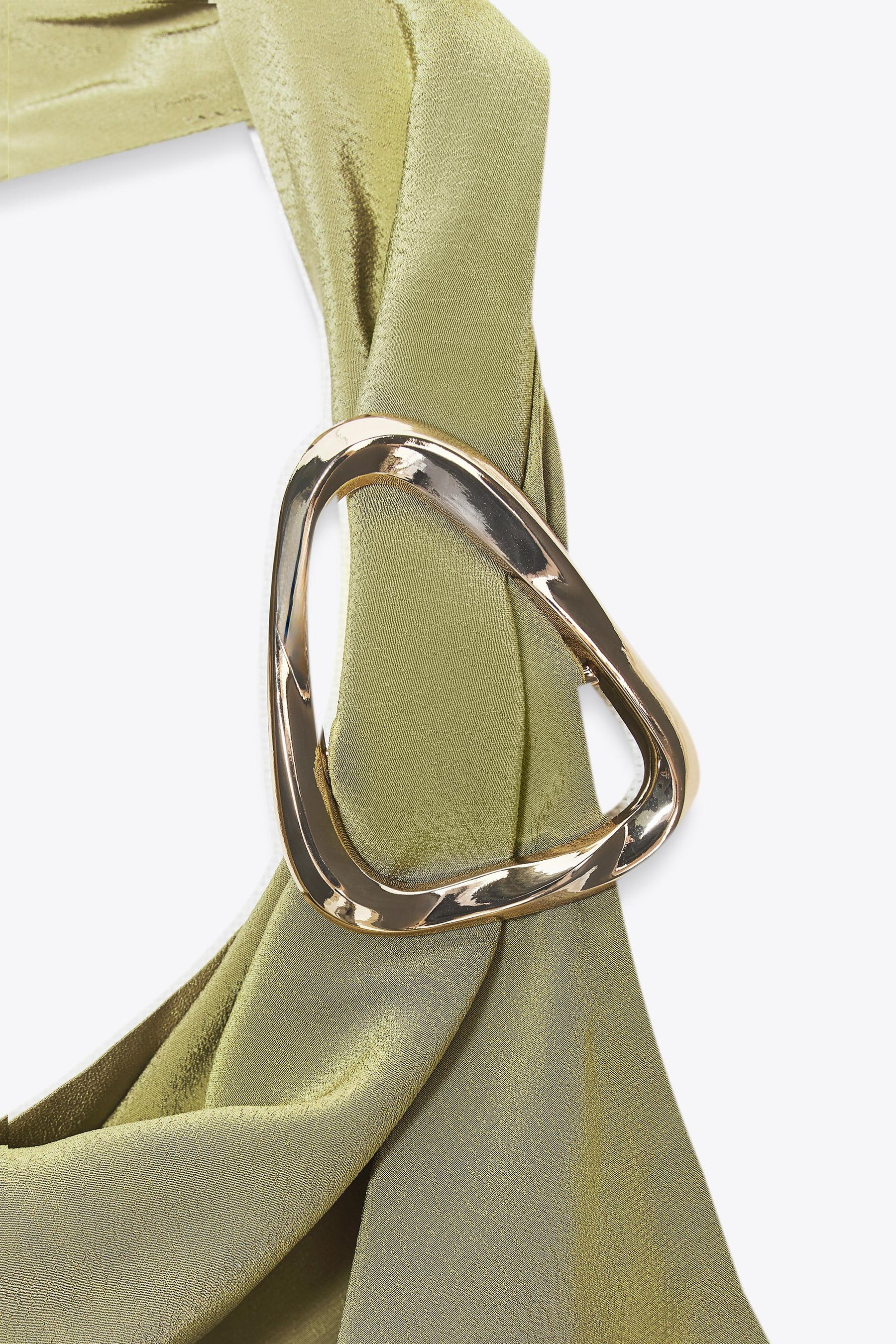 Knot-Detail Halter Top