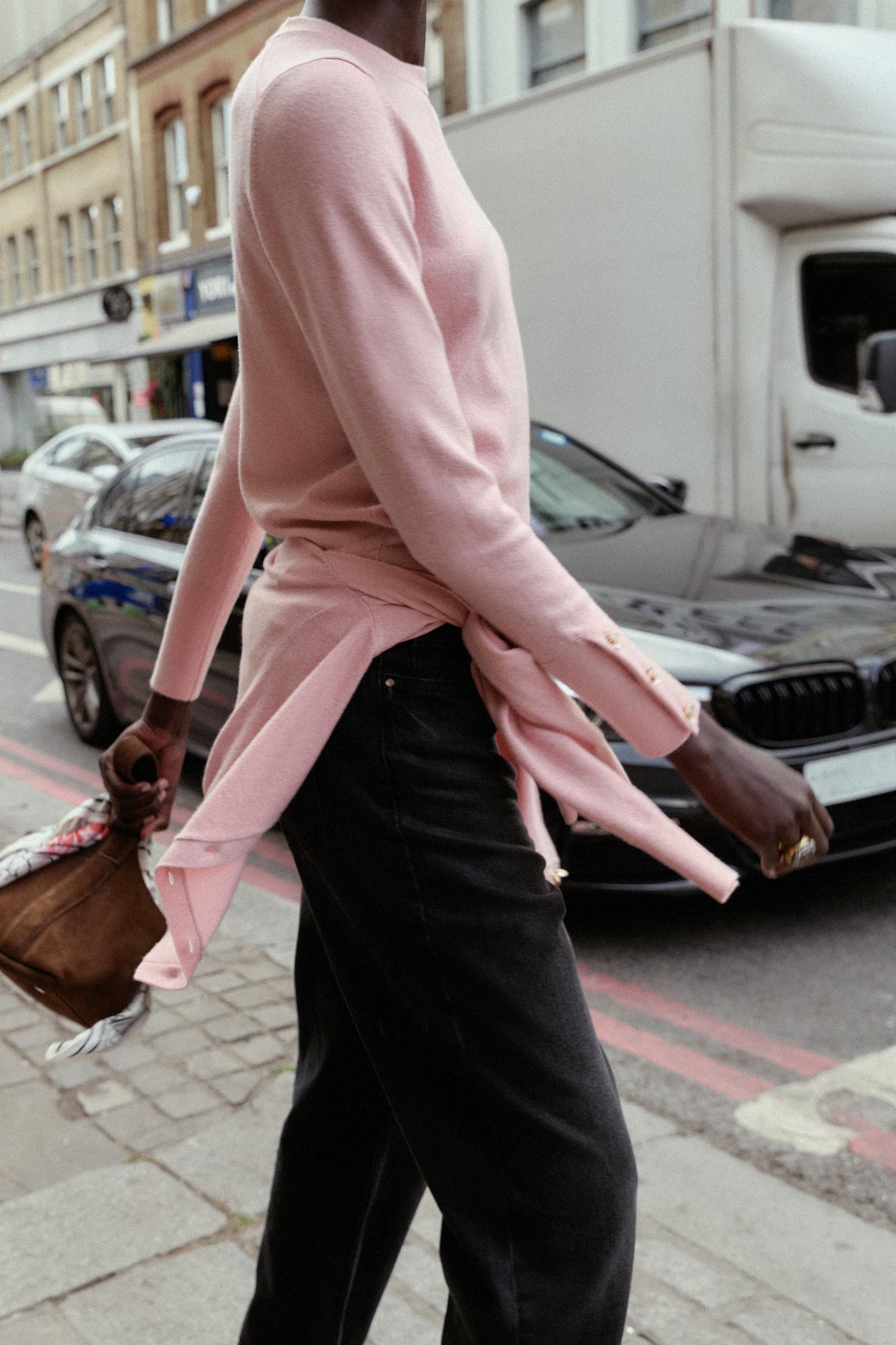 FLORAL BUTTON KNIT JUMPER