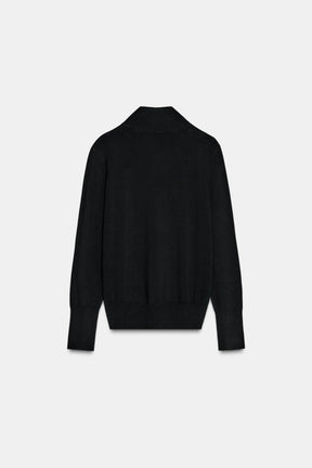 KNIT BUTTON JUMPER