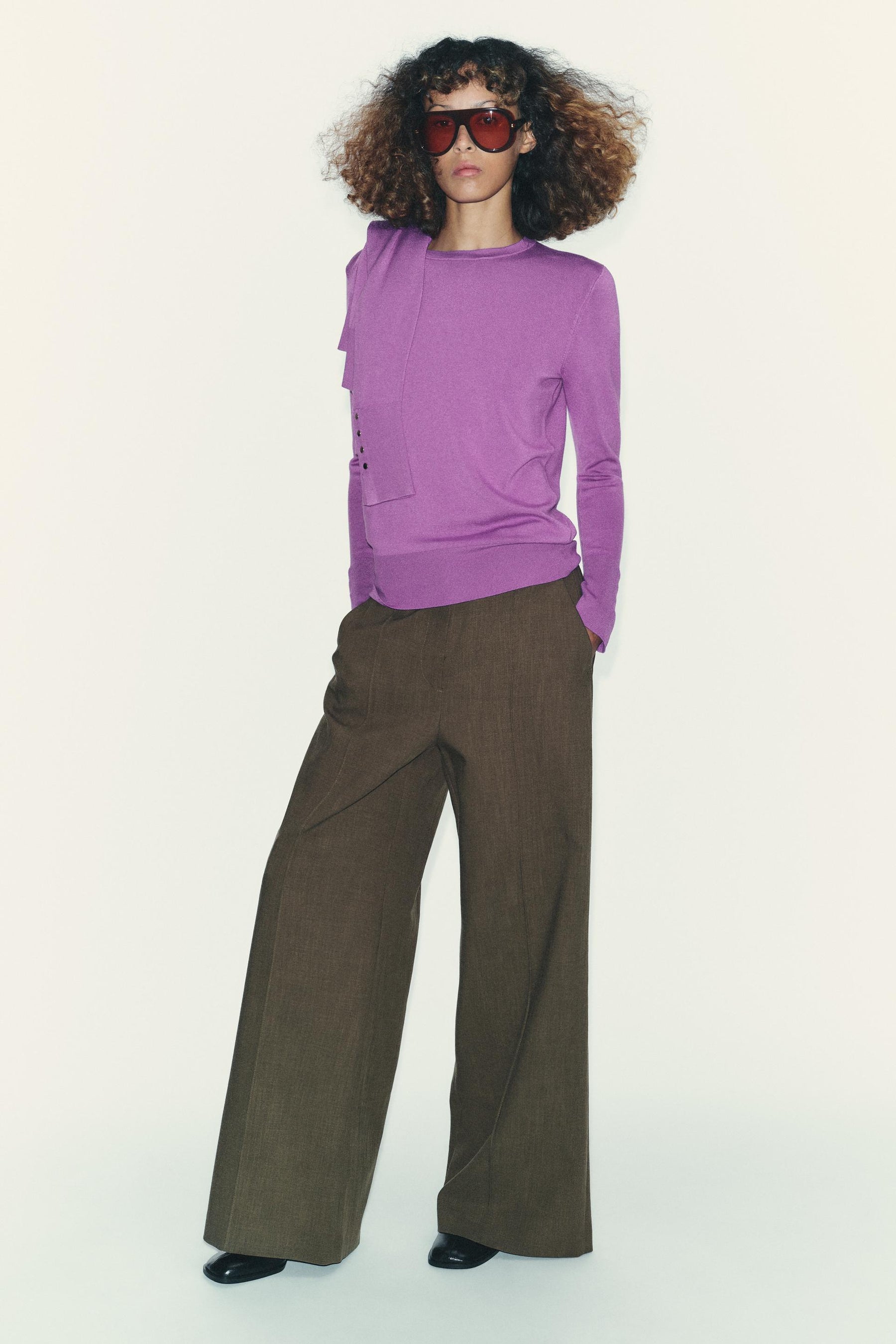 BASIC PLAIN KNIT JUMPER - Image 1