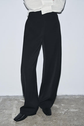 High-waist Trousers with Zip