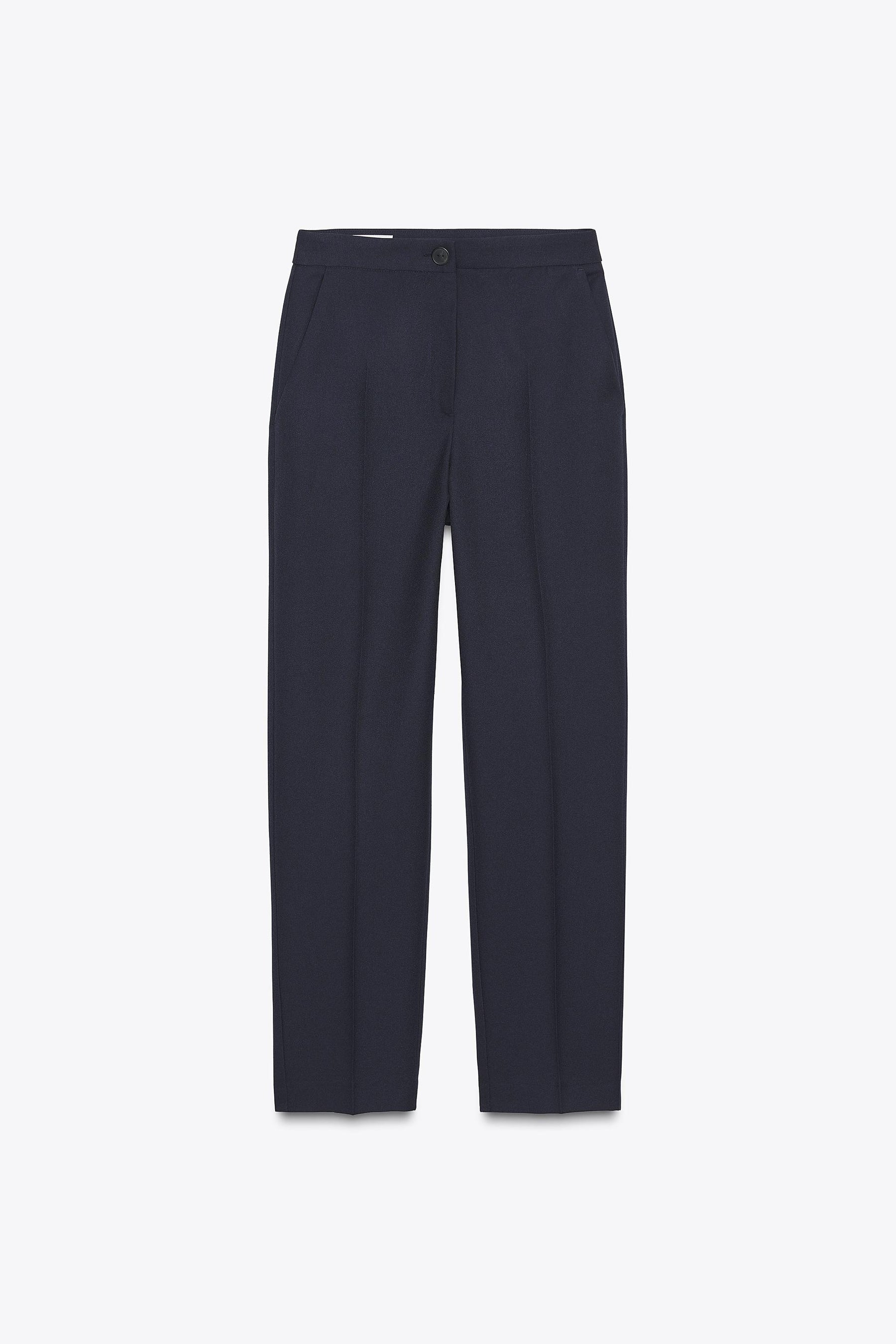 STRAIGHT-LEG TROUSERS